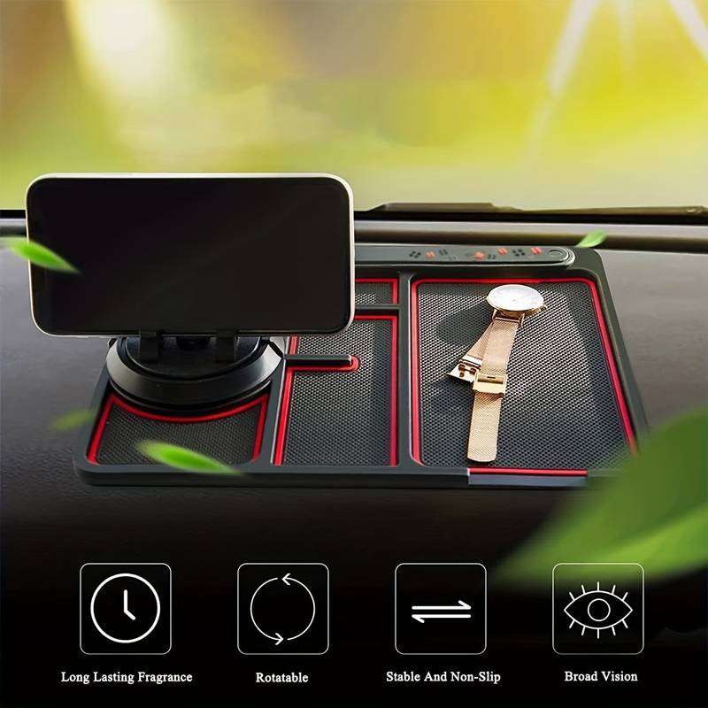 4-in-1 Non-Sliding Phone Pad for Car