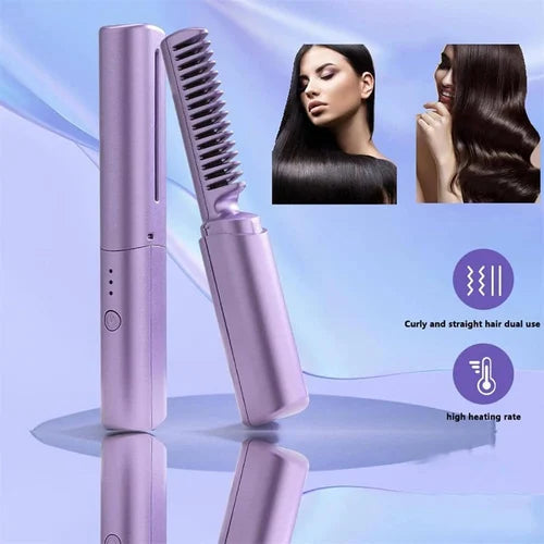 PORTABLE HAIR STRAIGHTENER COMB (71% OFF Till Today❗)