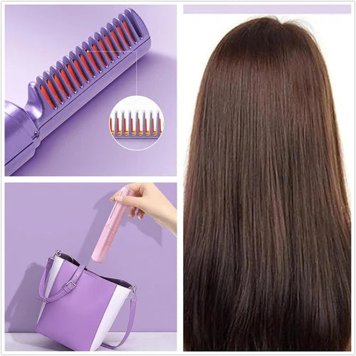PORTABLE HAIR STRAIGHTENER COMB (71% OFF Till Today❗)